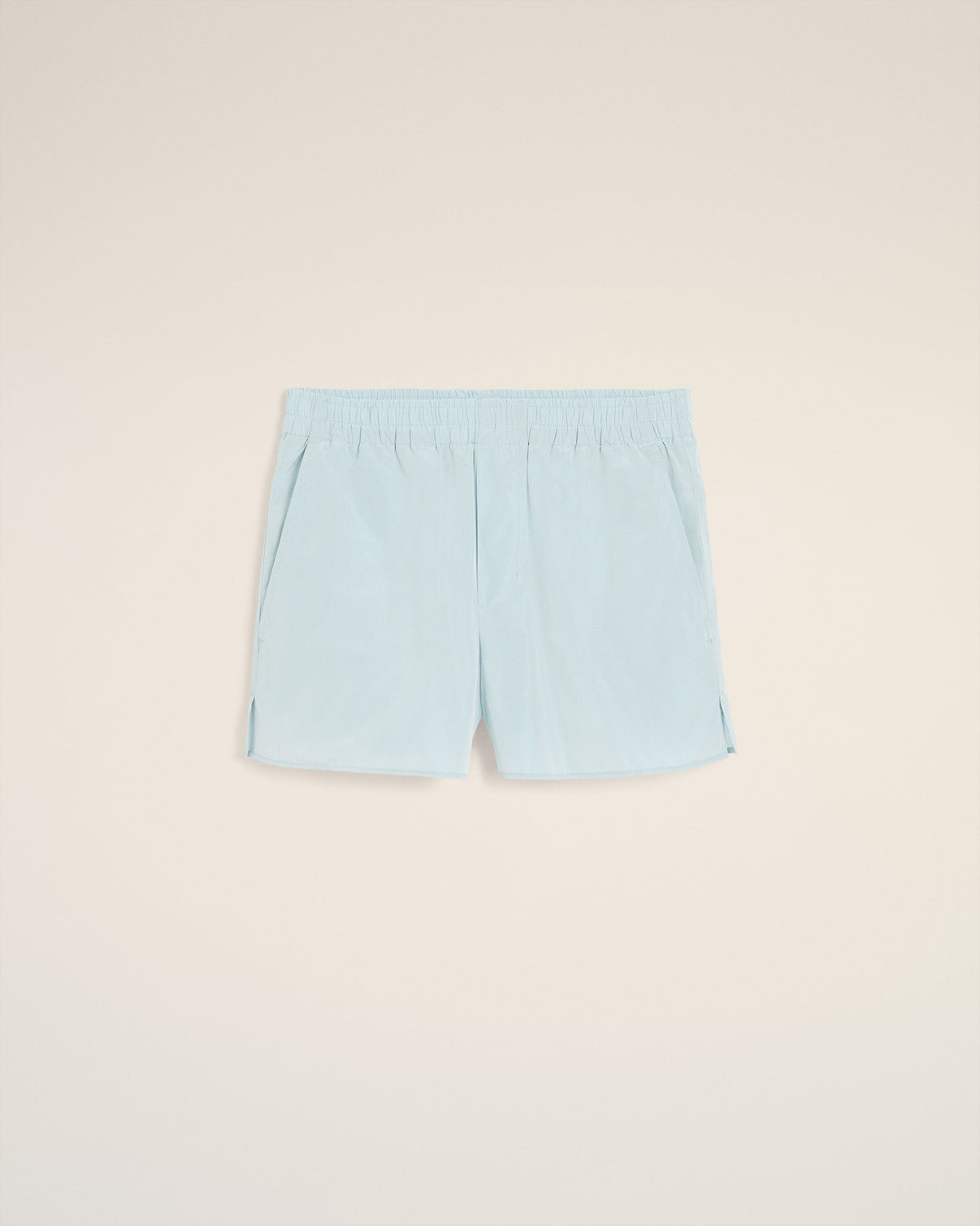 Blue Taffetas Short