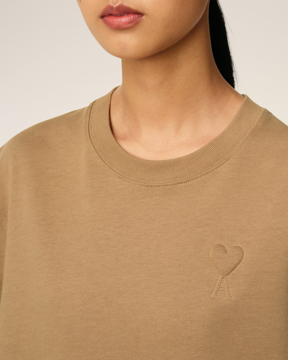 Brown Cotton Cosy Fit T-shirt
