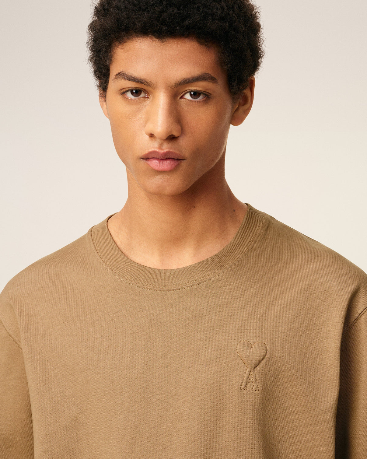 Brown Cotton Cosy Fit T-shirt
