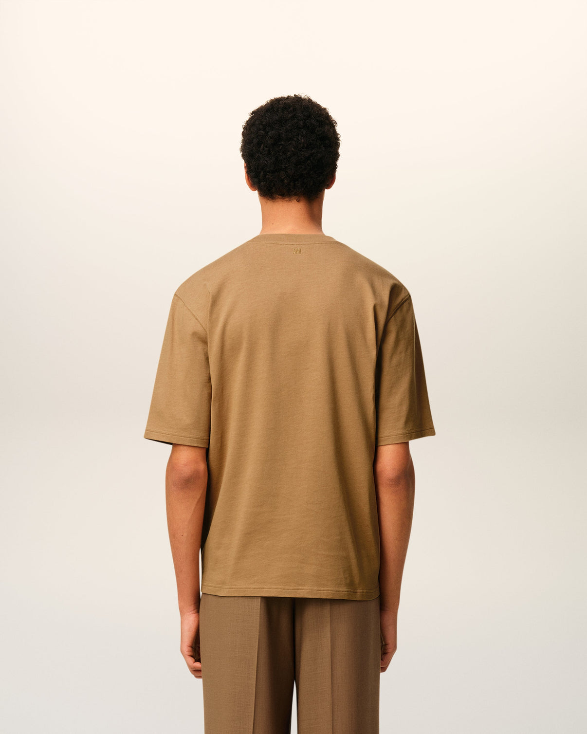 Brown Cotton Cosy Fit T-shirt