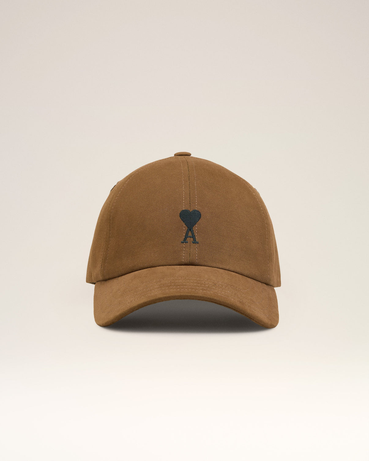 Brown Cotton Embroidery Cap