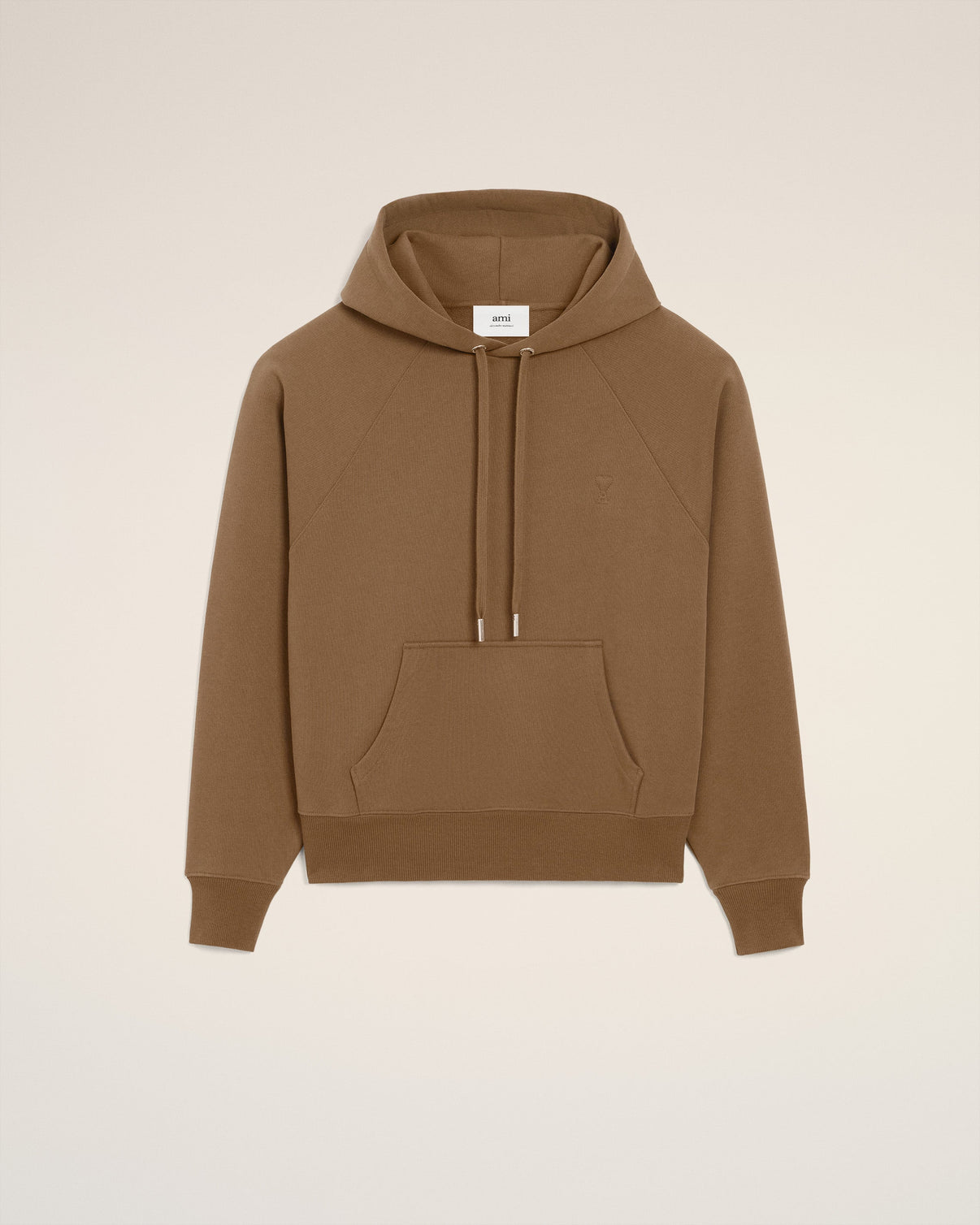 Brown Cotton Hoodie