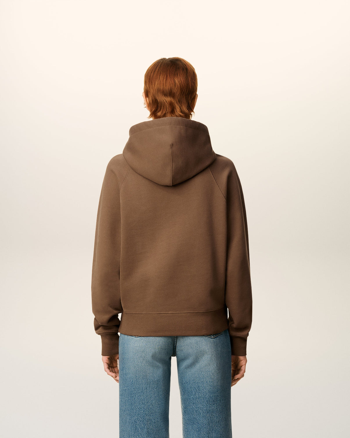 Brown Cotton Hoodie