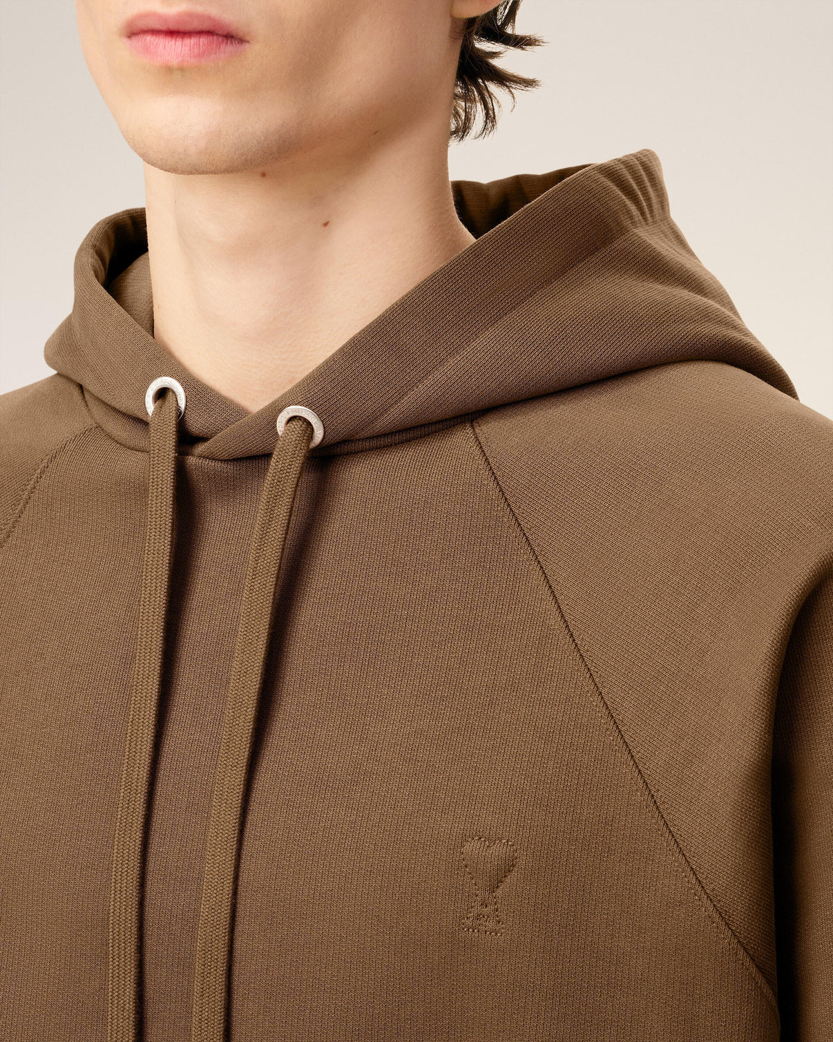 Brown Cotton Hoodie