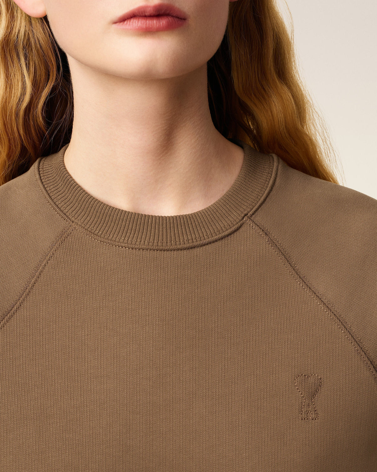 Brown Cotton Sweatshirt