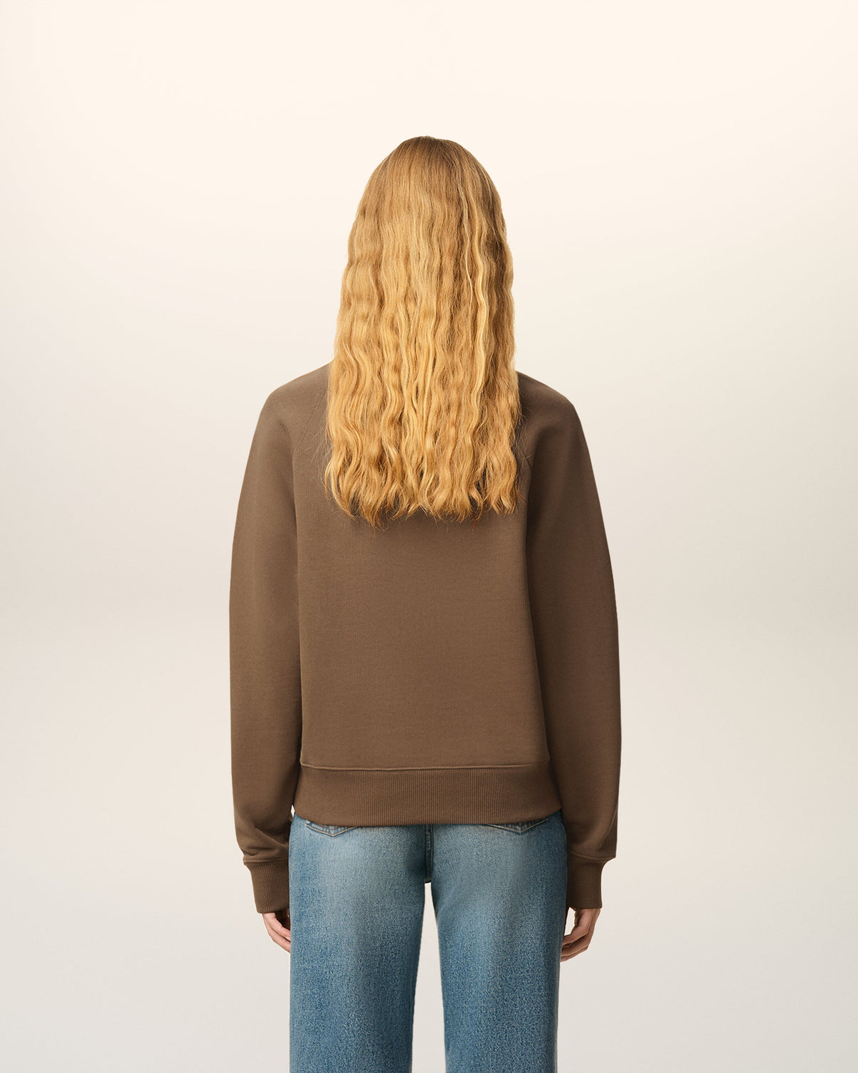 Brown Cotton Sweatshirt