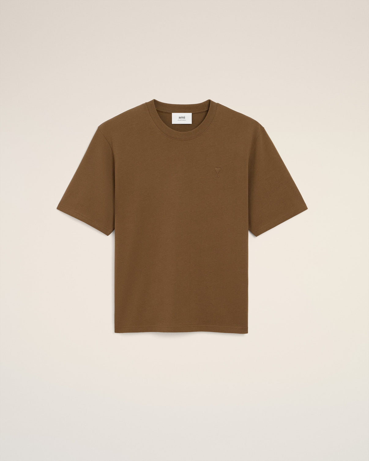 Brown Cotton T-shirt