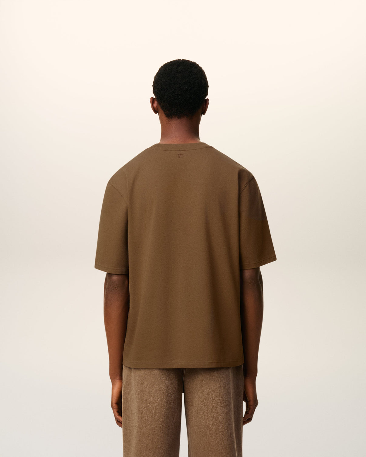 Brown Cotton T-shirt