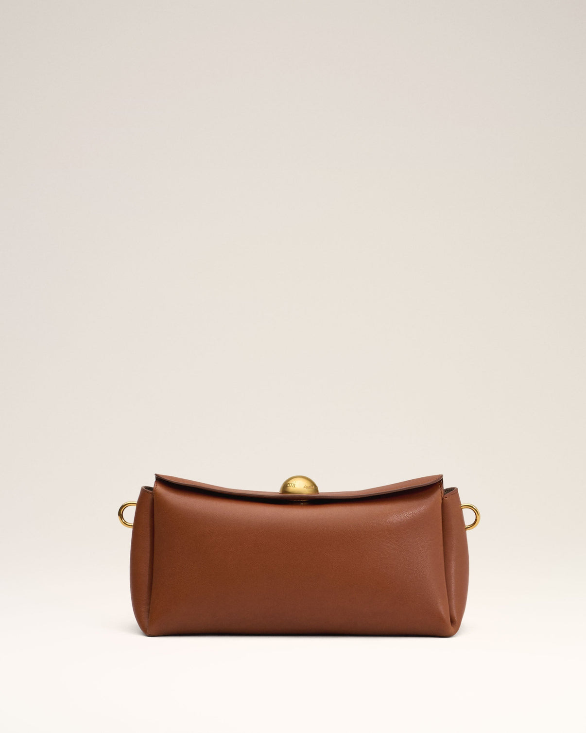 Brown Leather Carrousel Bag