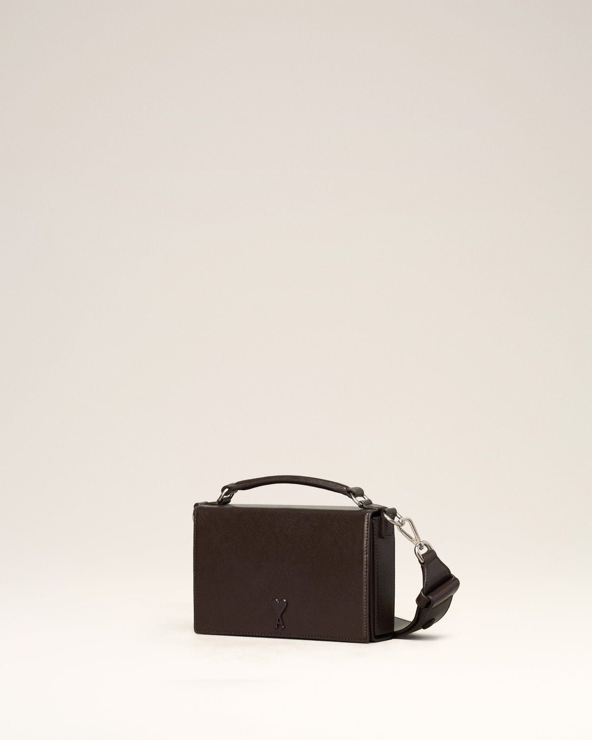 Brown Leather Lunch Box Bag