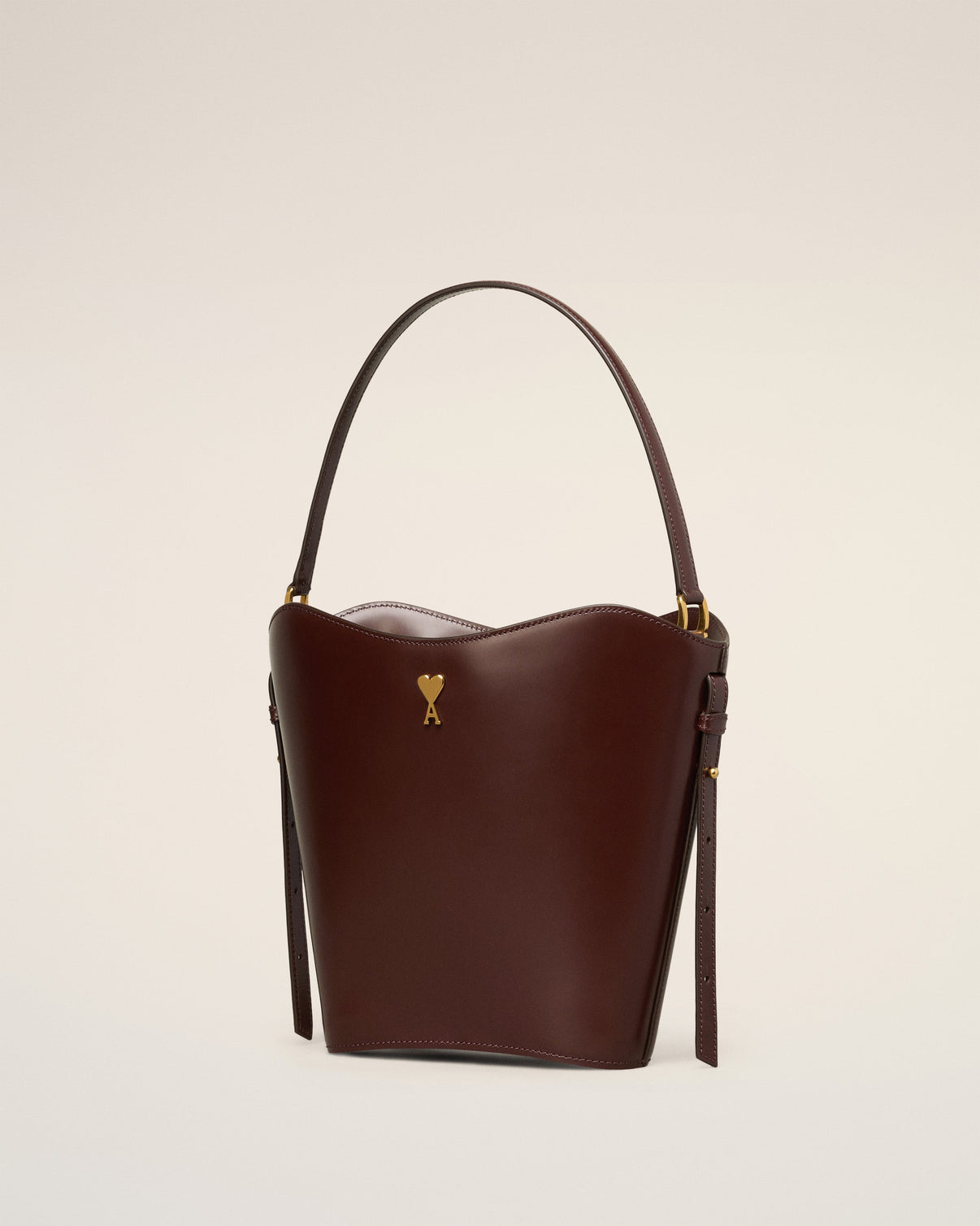 Brown Leather Paris Paris Bucket Bag