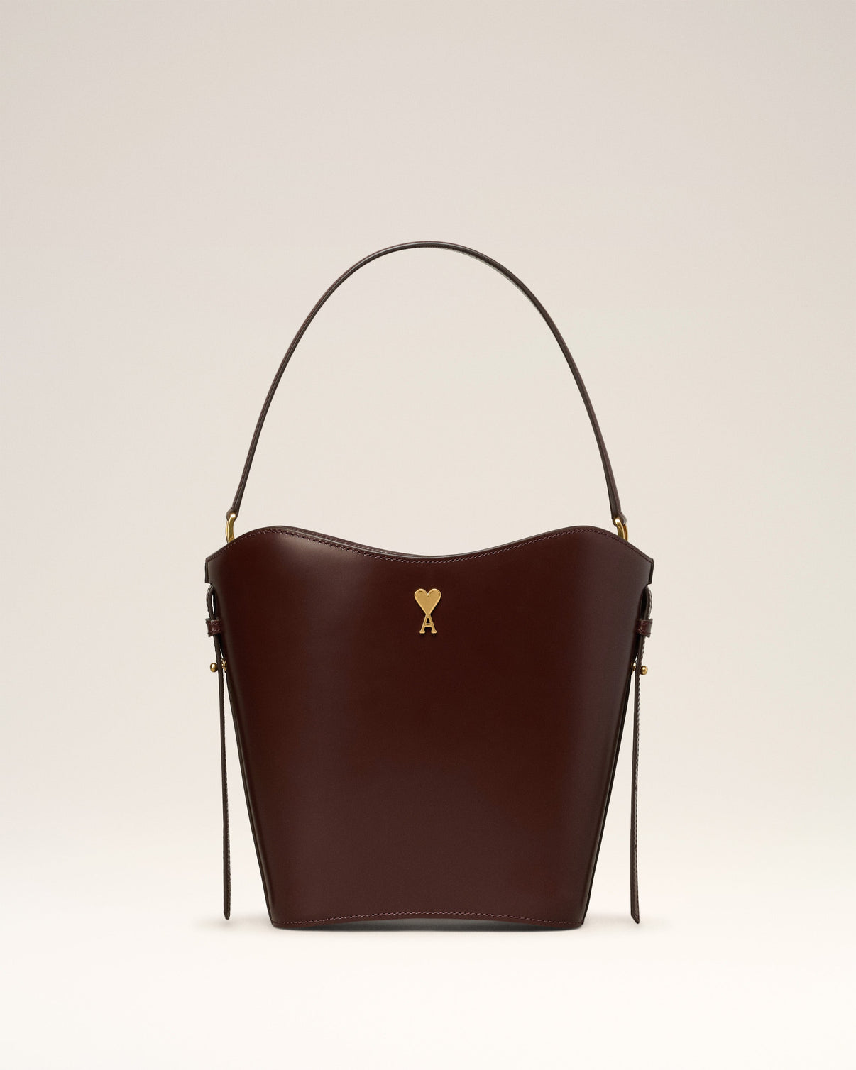 Brown Leather Paris Paris Bucket Bag