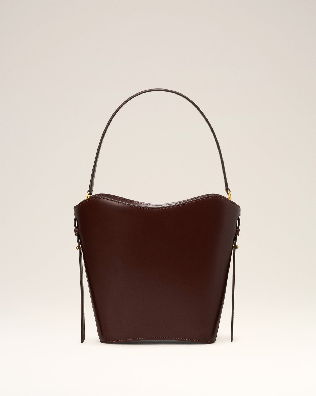 Brown Leather Paris Paris Bucket Bag