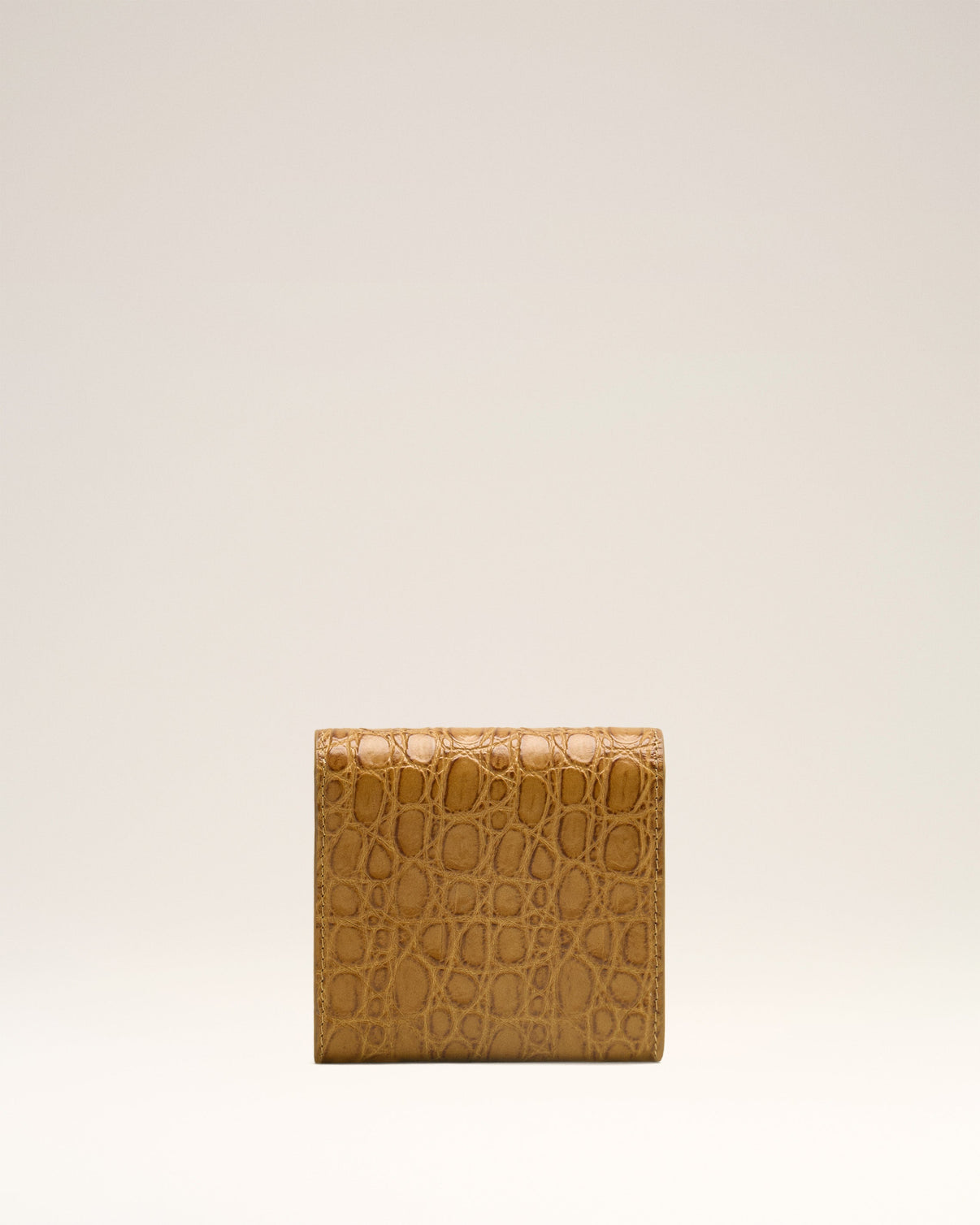 Brown Leather Paris Paris compact wallet