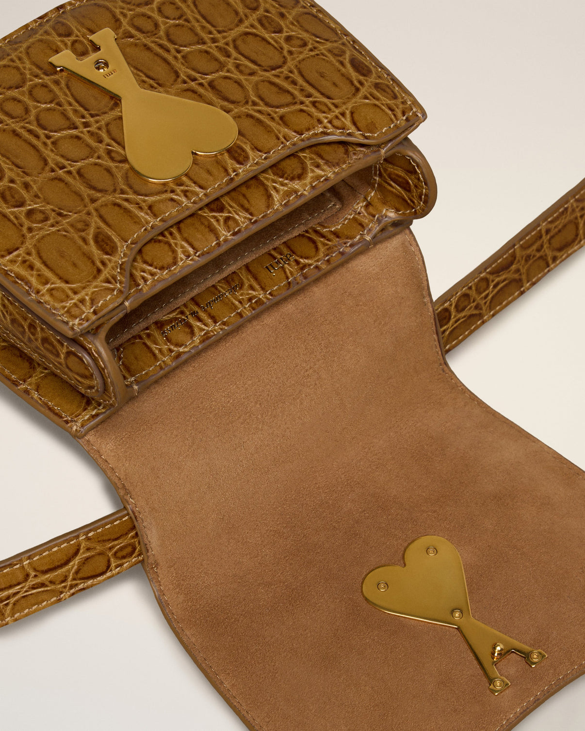 Brown Leather Paris Paris Nano Bag
