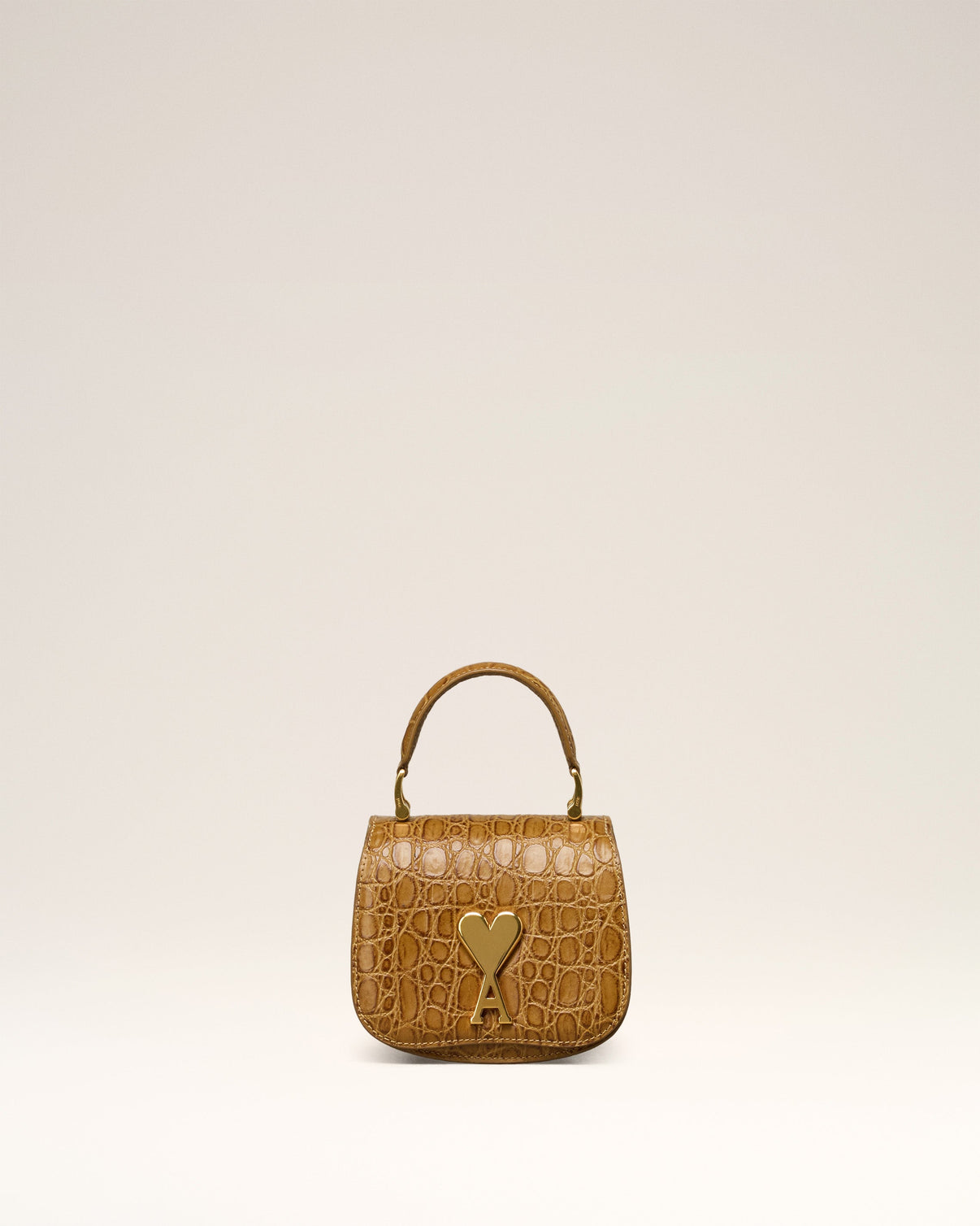 Brown Leather Paris Paris Nano Bag