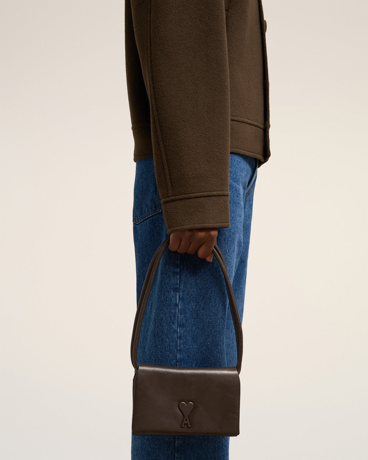 Brown Leather Voulez-Vous Wallet Strap