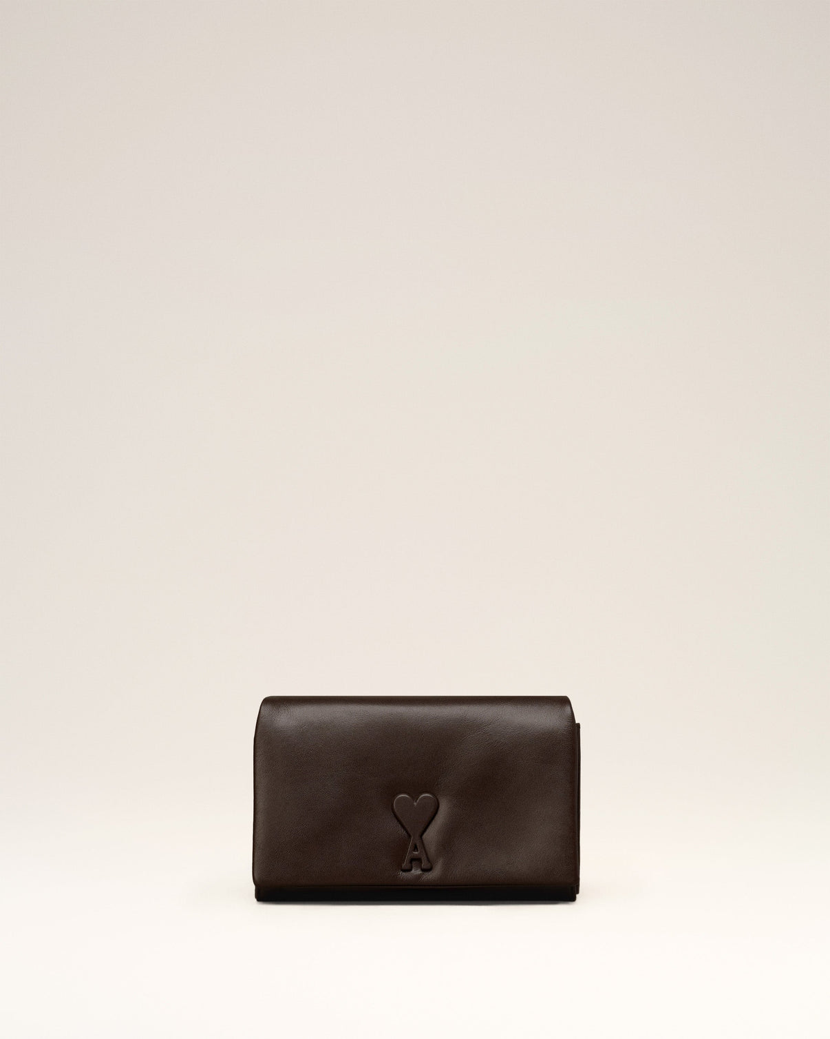 Brown Leather Voulez-Vous Wallet Strap