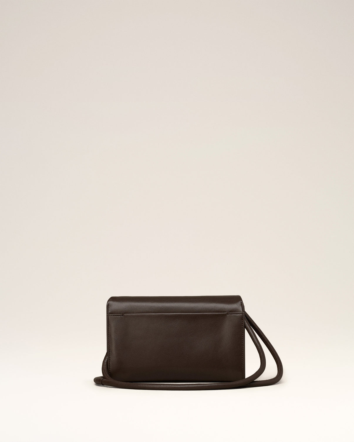 Brown Leather Voulez-Vous Wallet Strap