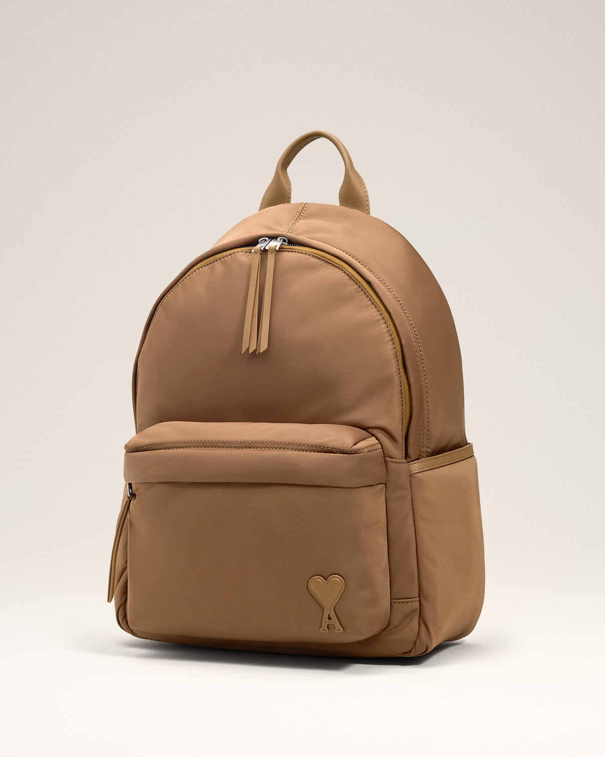 Brown Nylon Canvas Marcel Backpack