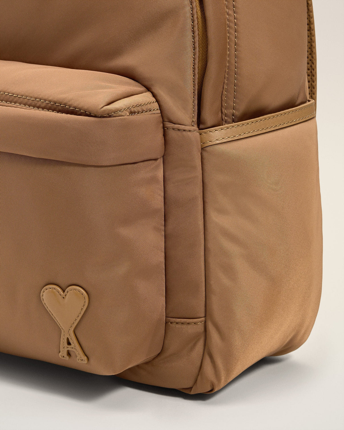 Brown Nylon Canvas Marcel Backpack