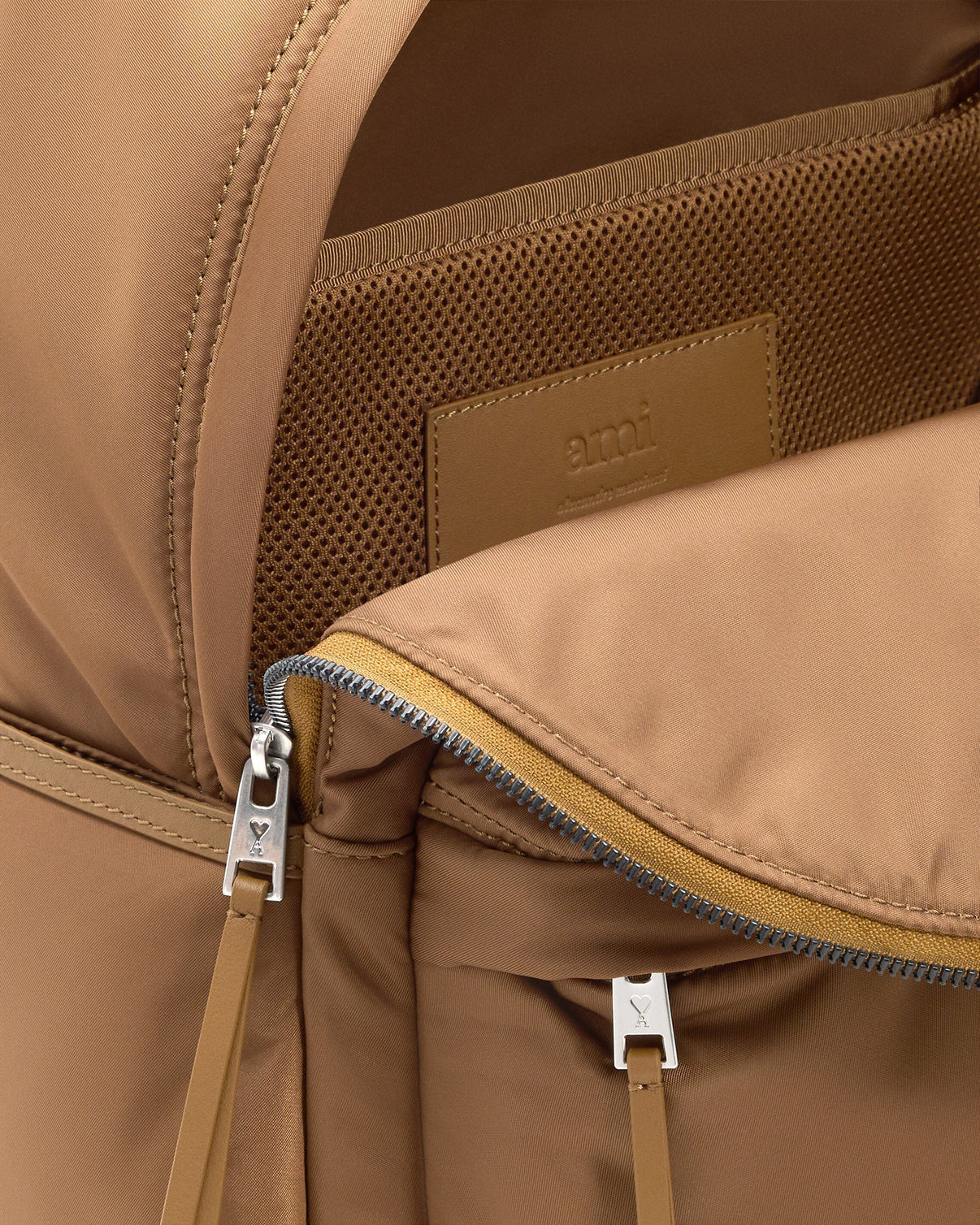 Brown Nylon Canvas Marcel Backpack