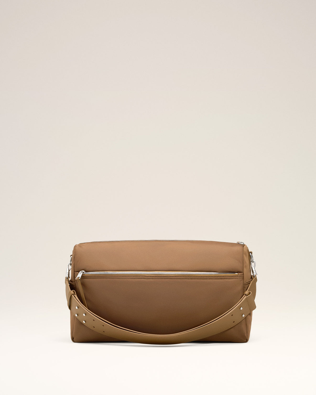 Brown Nylon Canvas Marcel Large Bag