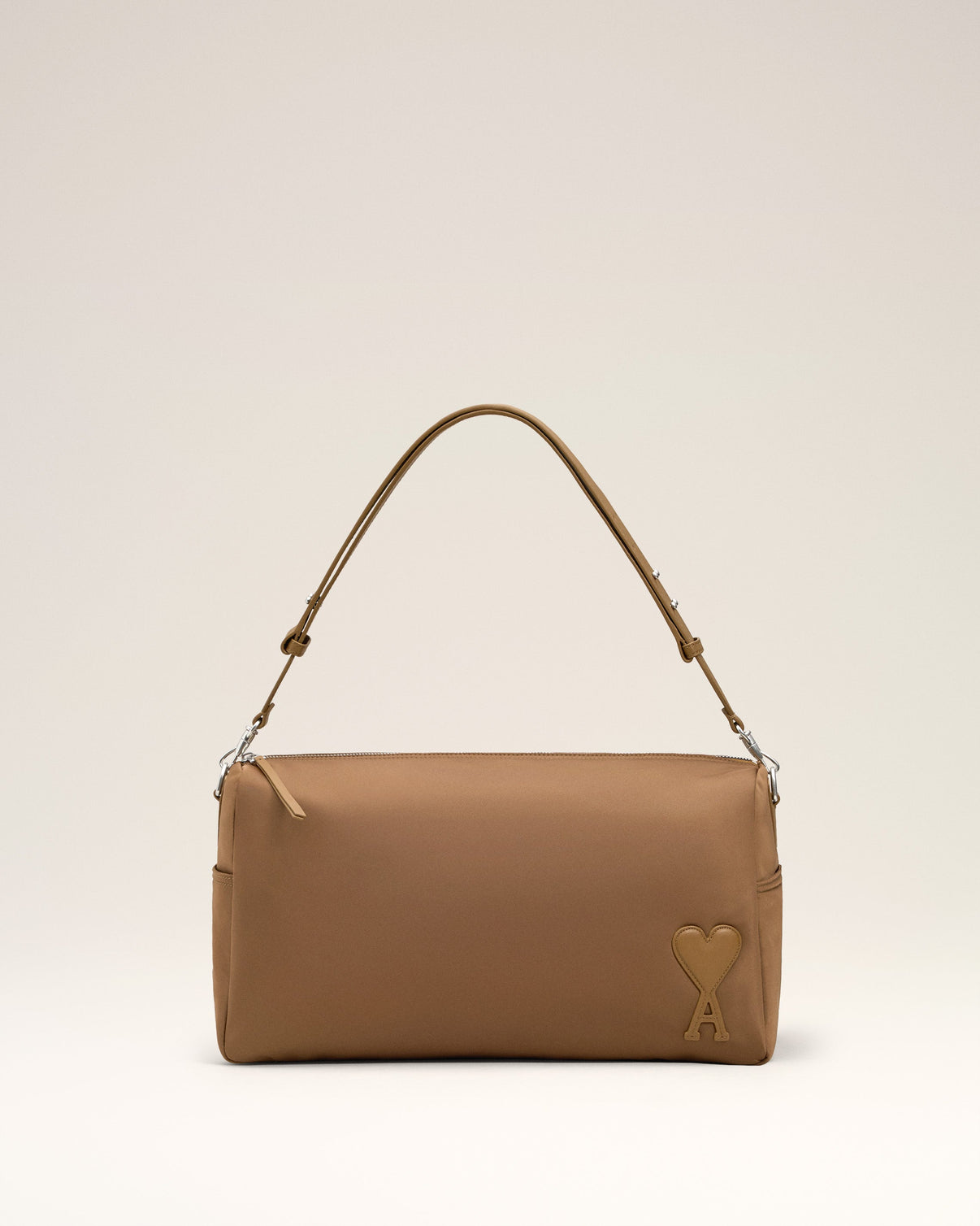 Brown Nylon Canvas Marcel Large Bag