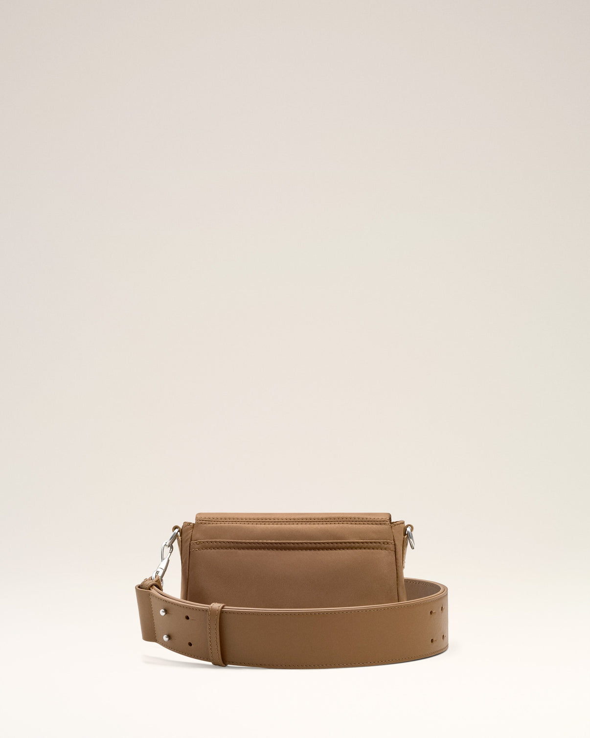 Brown Nylon Canvas Marcel Lunch Box Bag