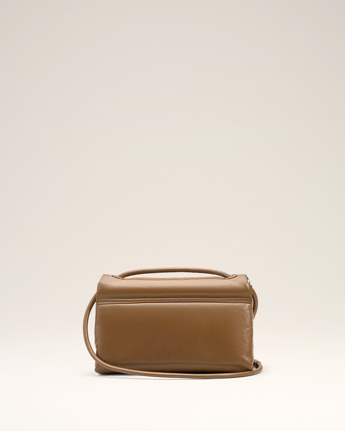 Brown Smooth Leather Voulez Vous Bag