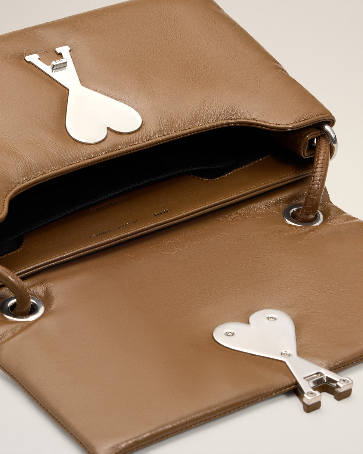 Brown Smooth Leather Voulez Vous Bag