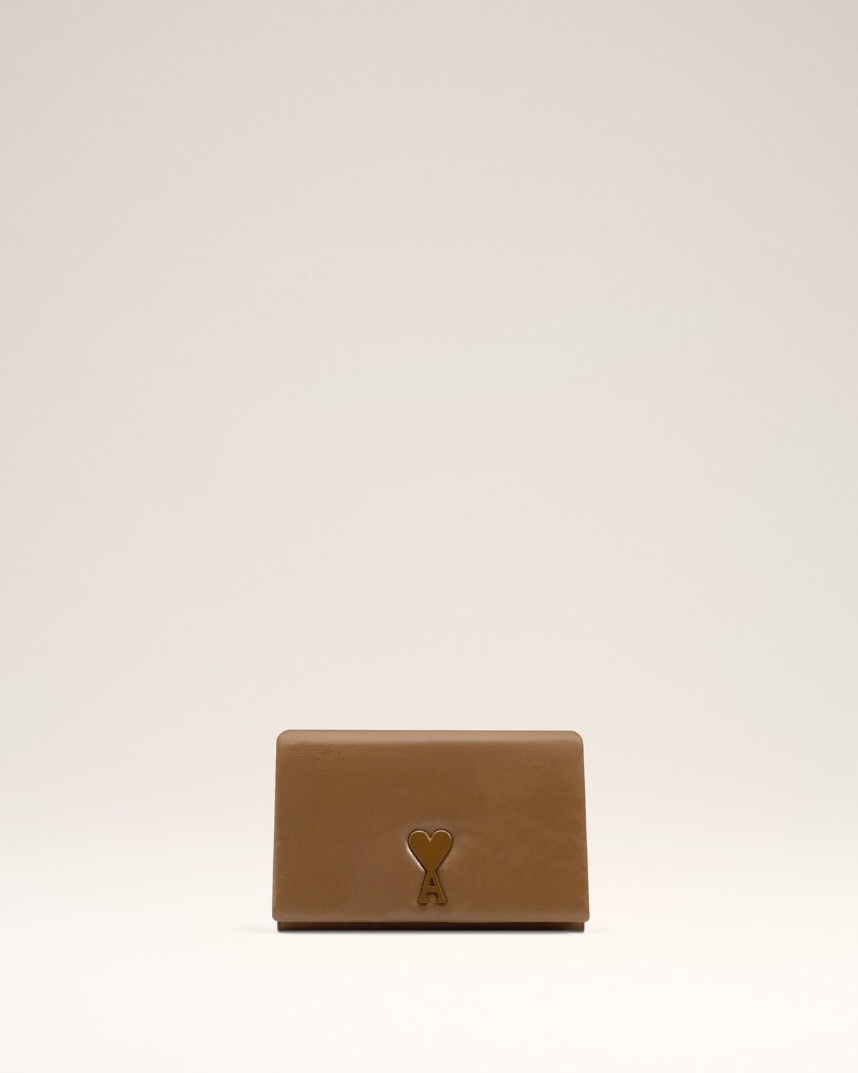 Brown Smooth Leather Voulez Vous Wallet Strap