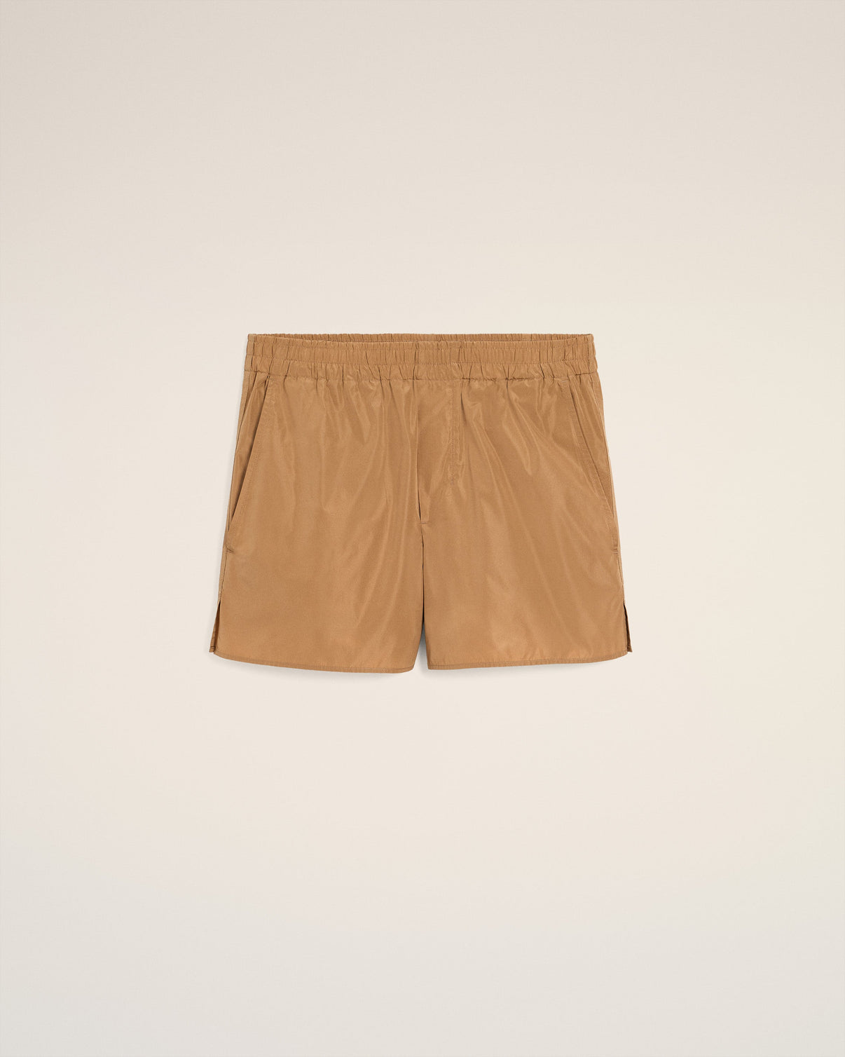 Brown Taffetas Short