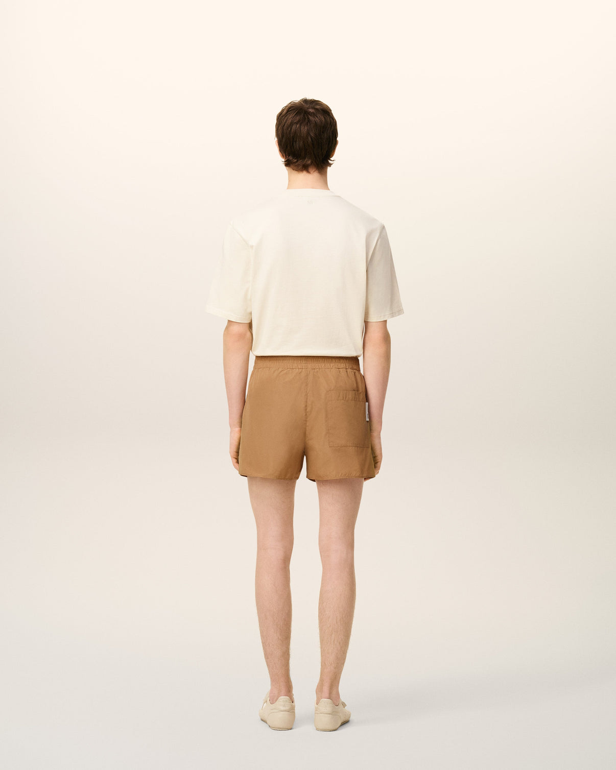 Brown Taffetas Short