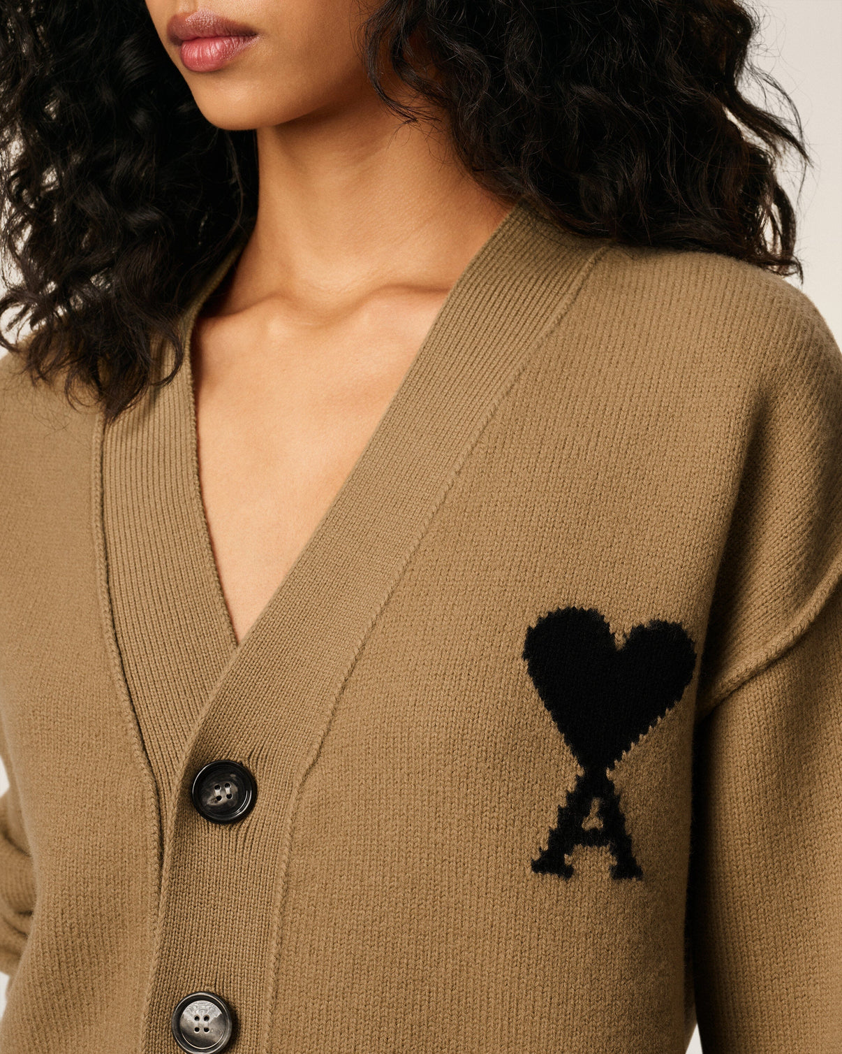 Brown Wool Cardigan