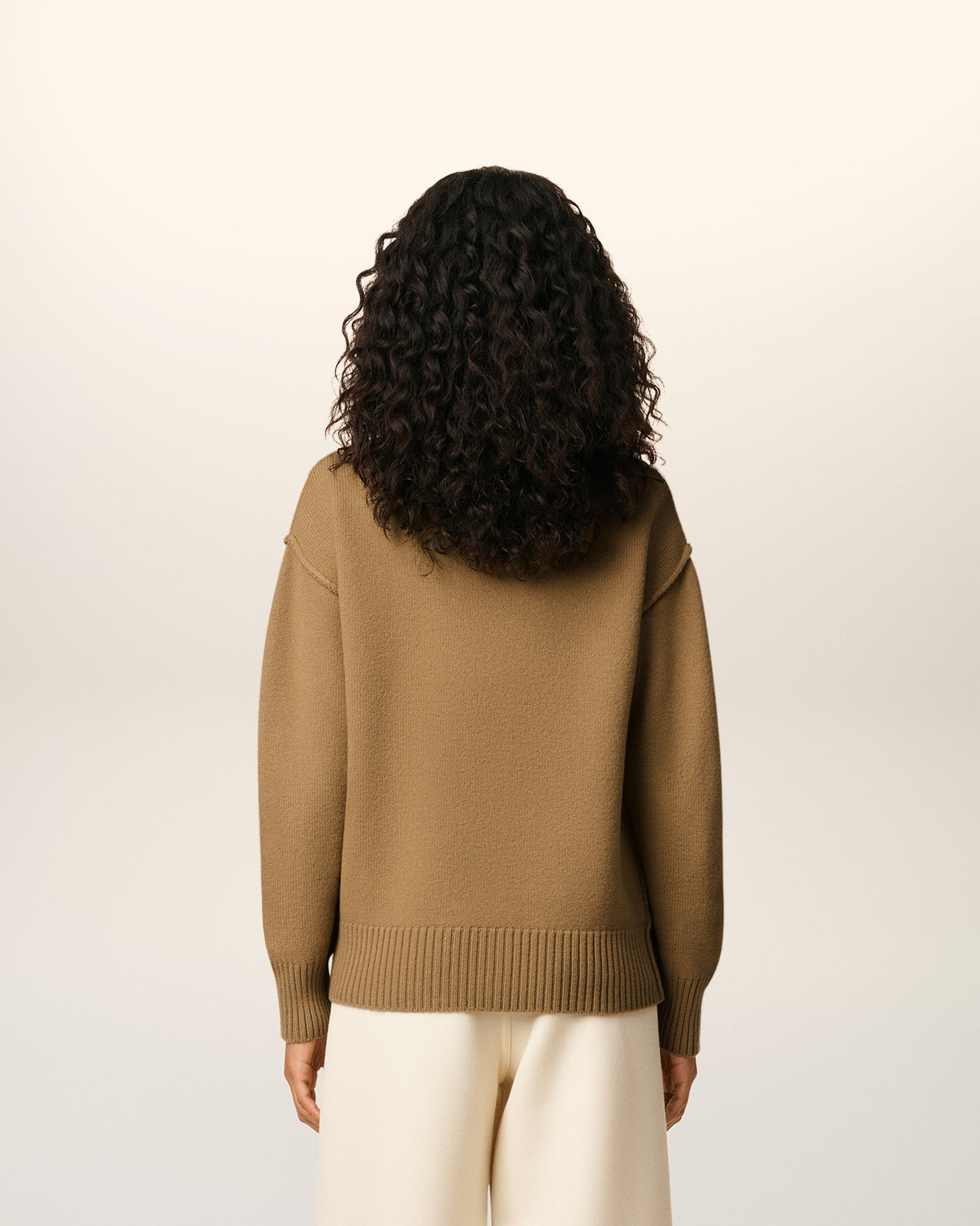 Brown Wool Cardigan