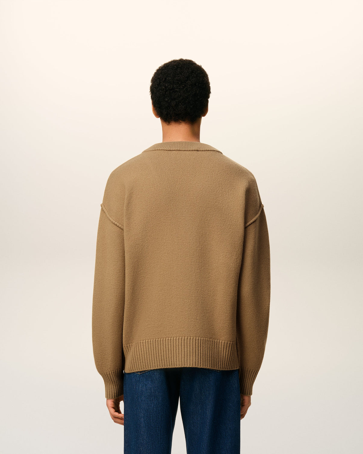 Brown Wool Cardigan