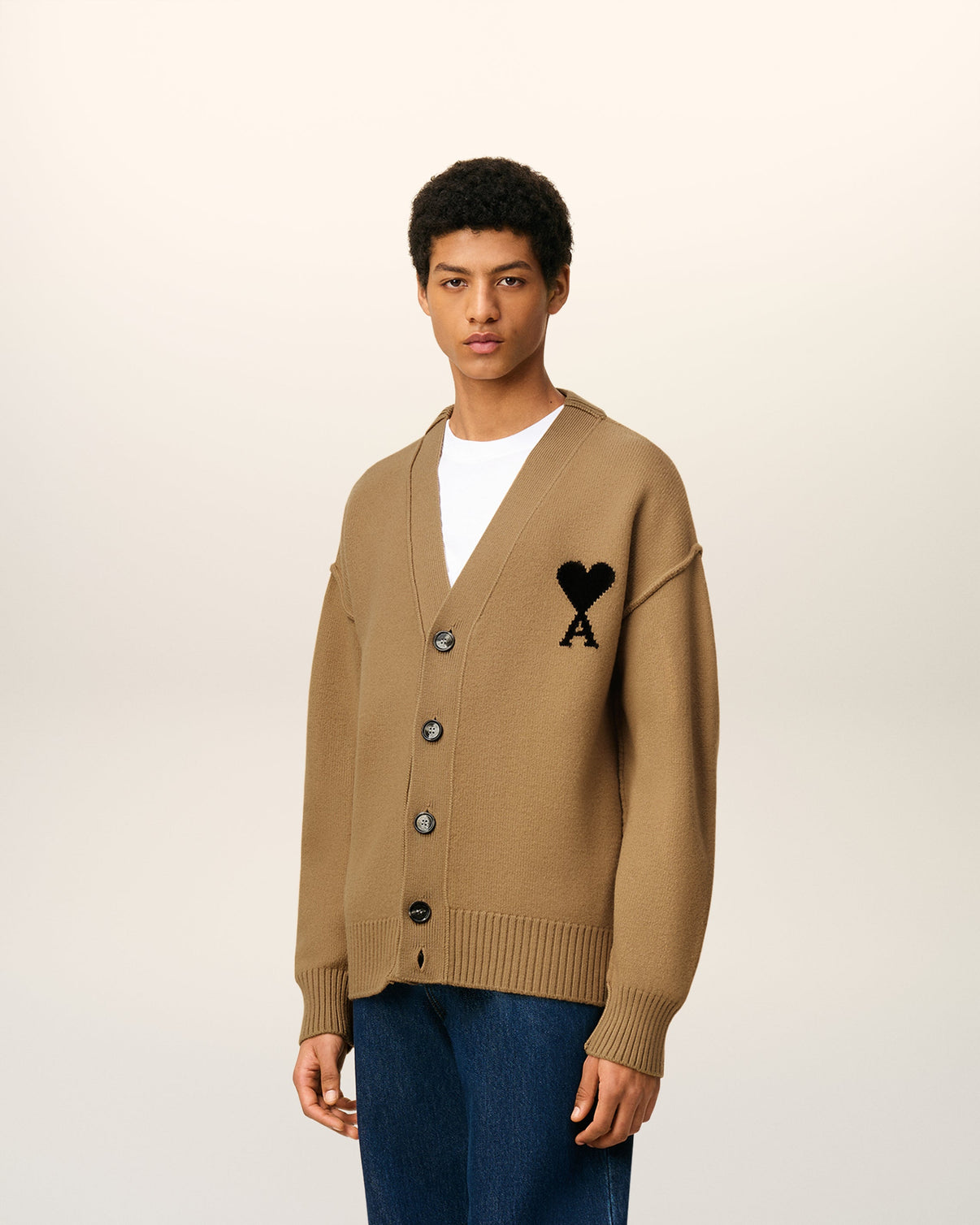 Brown Wool Cardigan