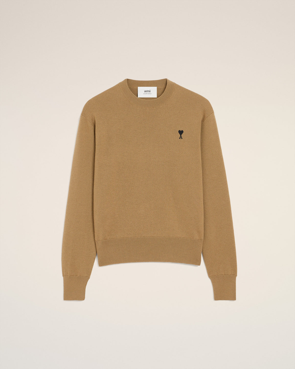 Brown Wool Crewneck Sweater