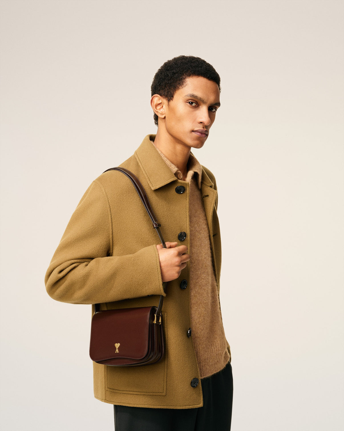 Burgundy Glazed Leather Paris Paris Bag