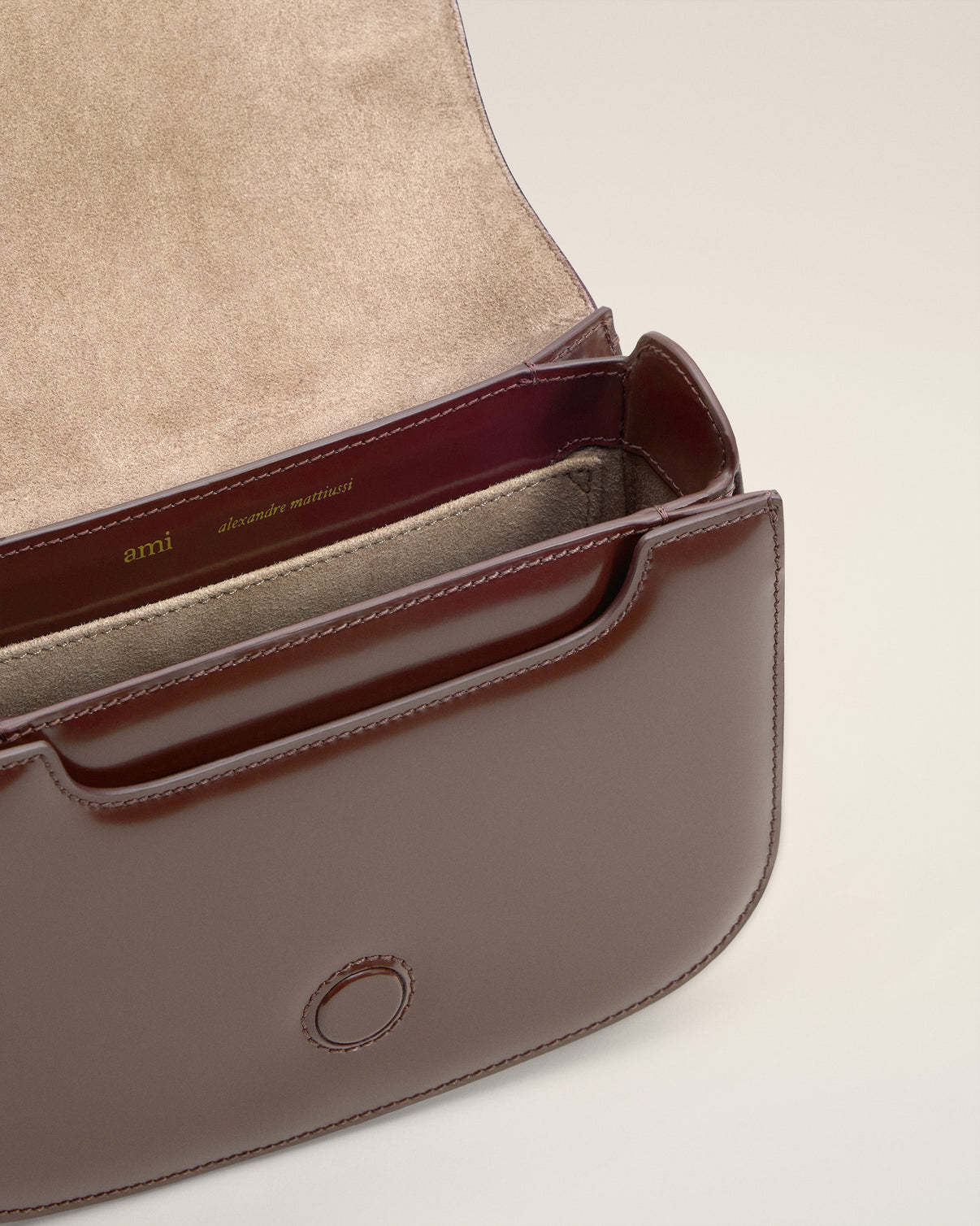 Burgundy Glazed Leather Paris Paris Bag
