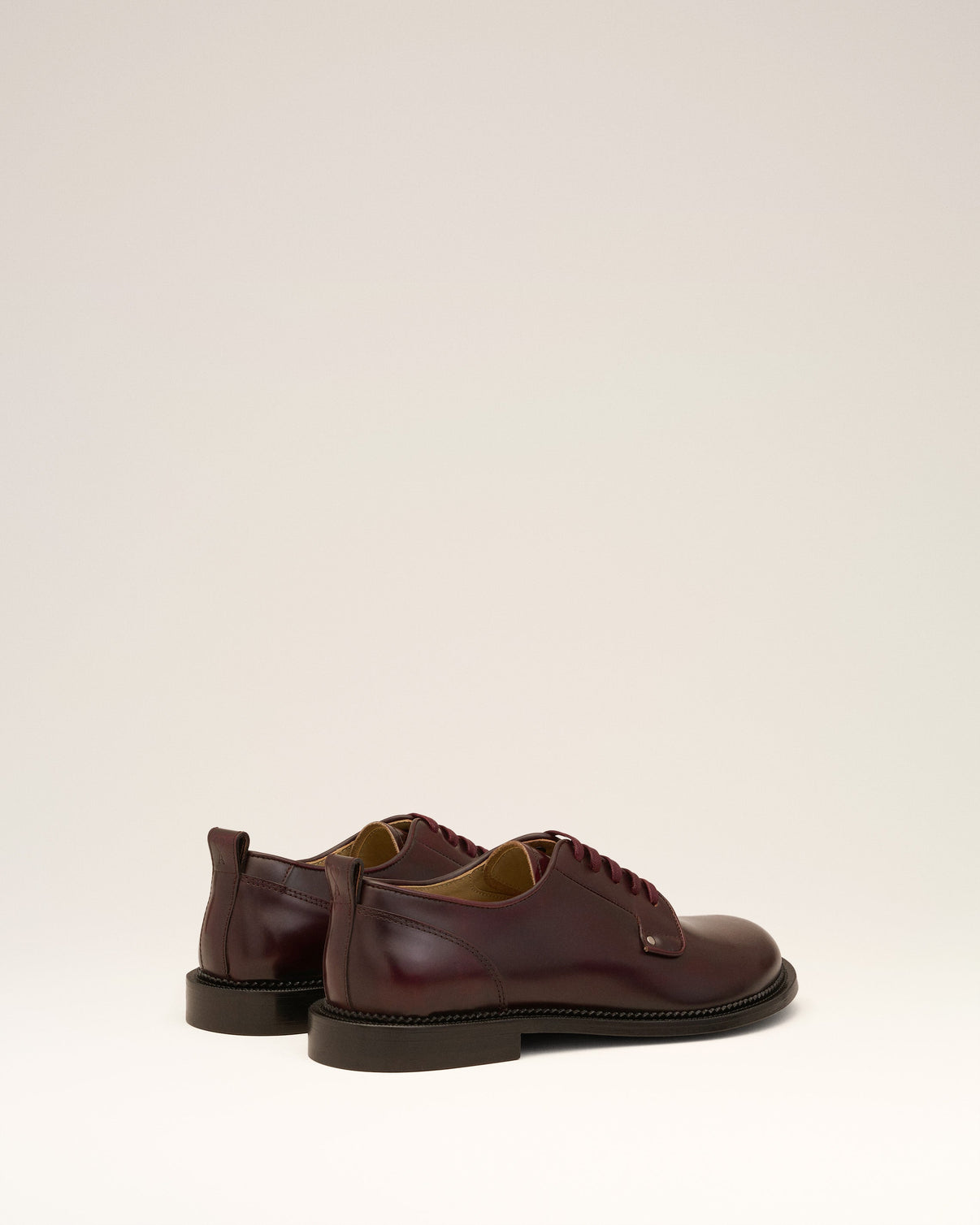 Burgundy Leather Anatomical Toe Derbies