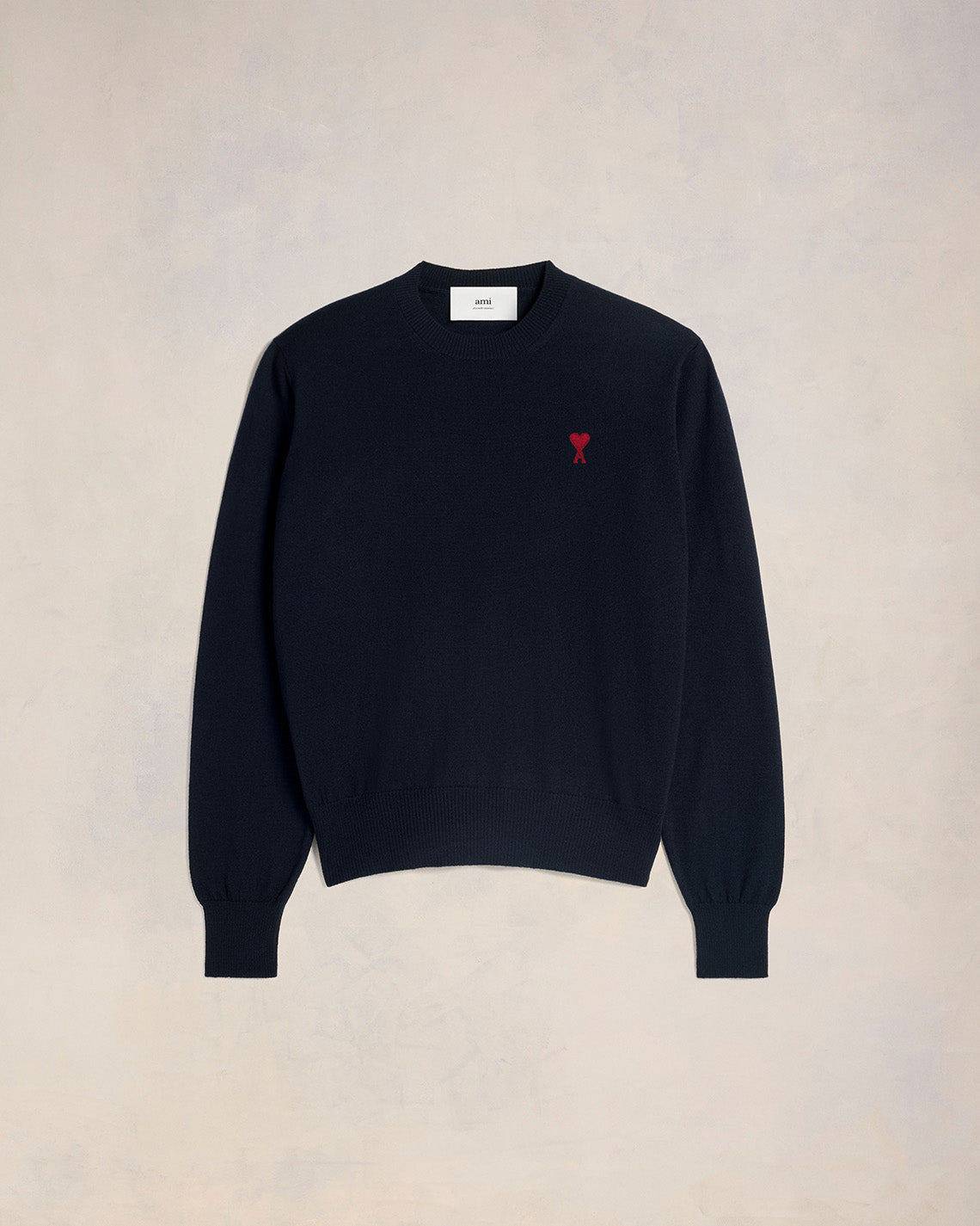 Embroidery Crew Neck Sweater