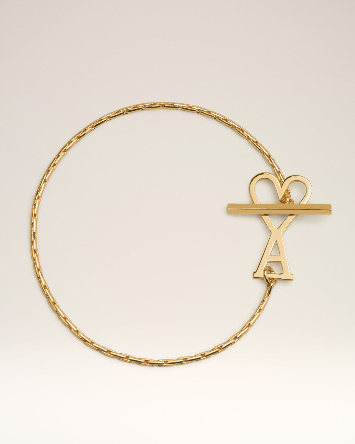 Gold Brass Chain Bracelet