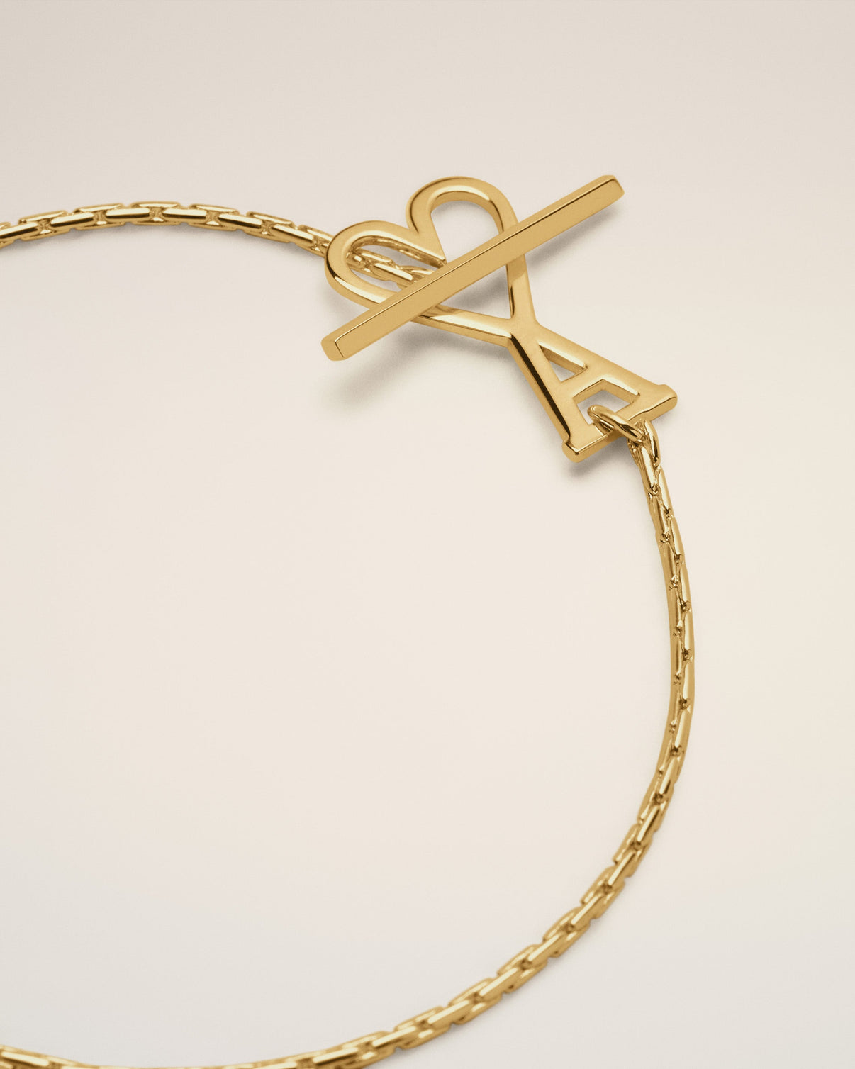 Gold Brass Chain Bracelet