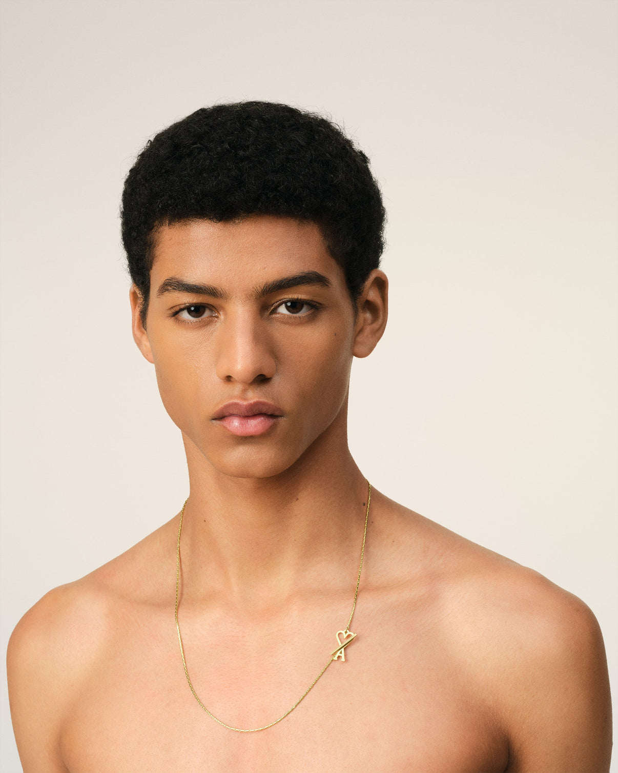 Gold Brass Chain Necklace