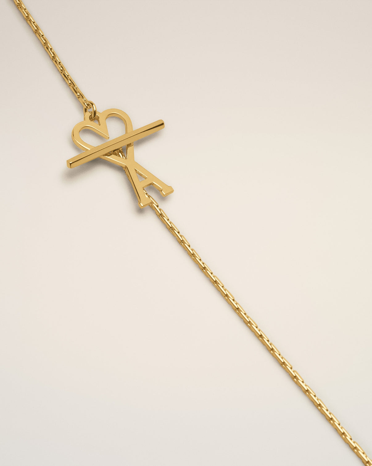 Gold Brass Chain Necklace