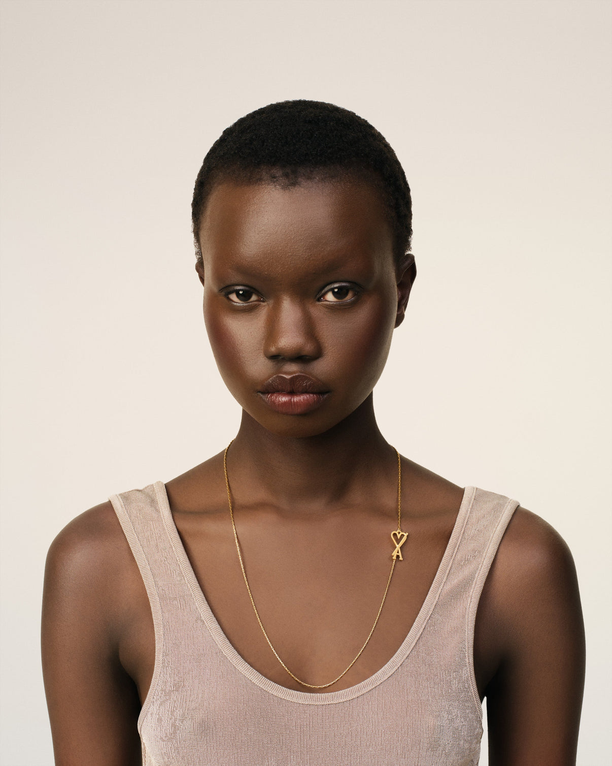 Gold Brass Chain Necklace