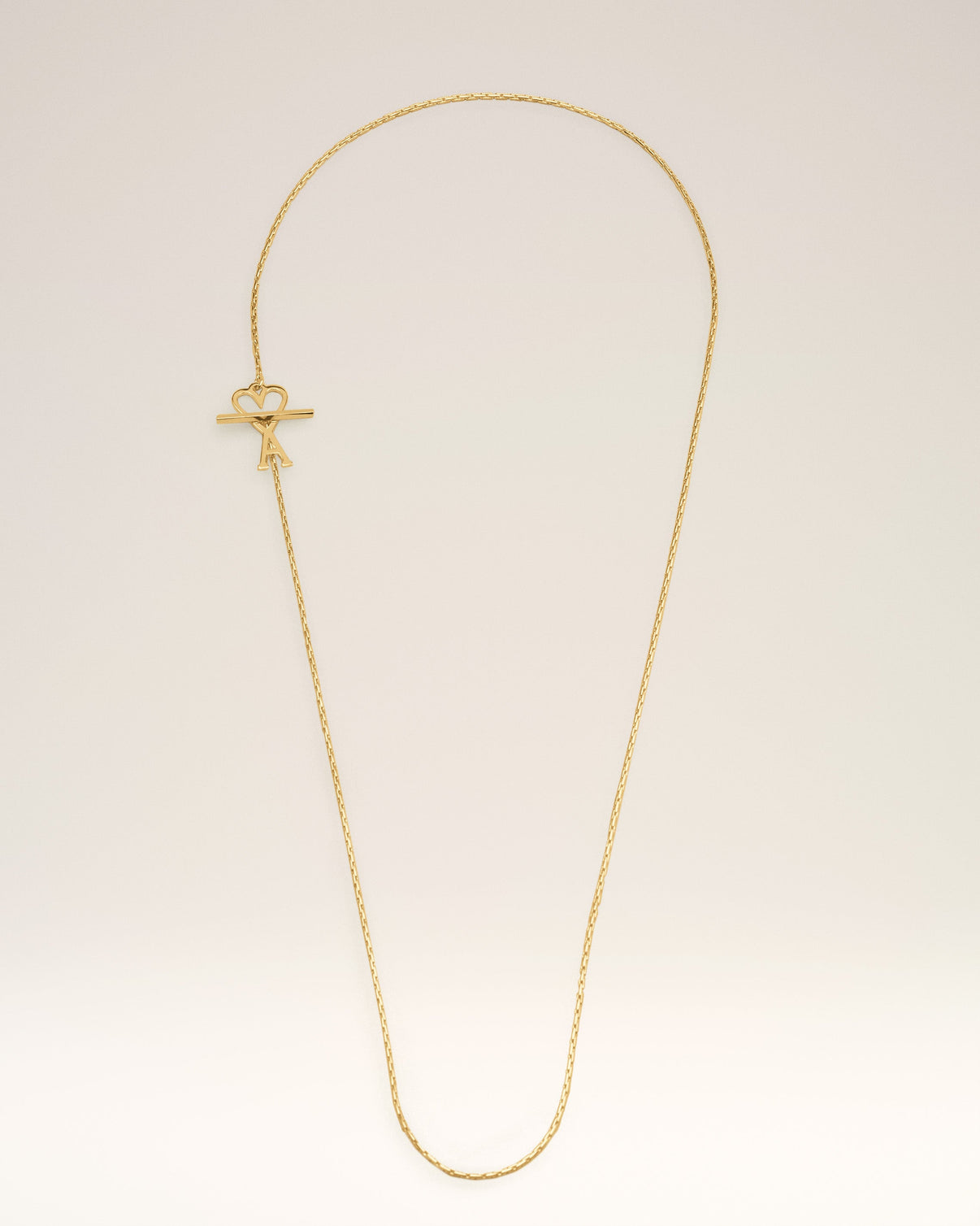 Gold Brass Chain Necklace