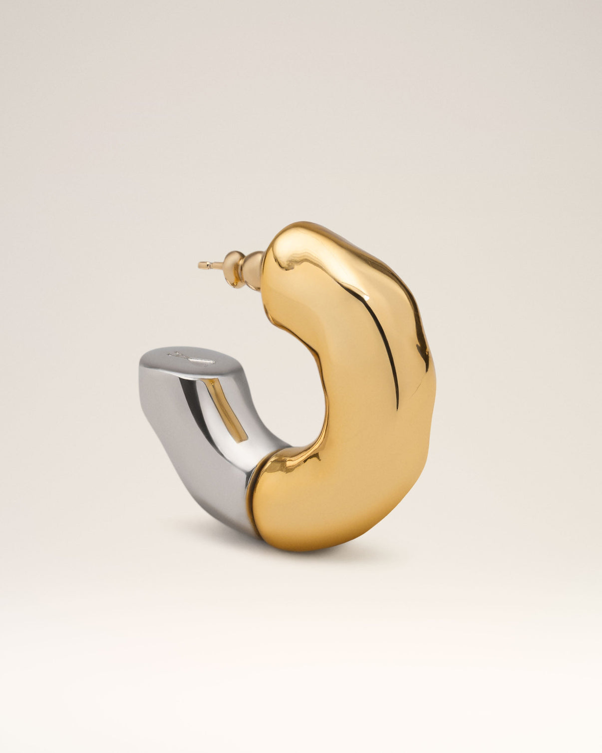 Gold Brass Dune Hoops